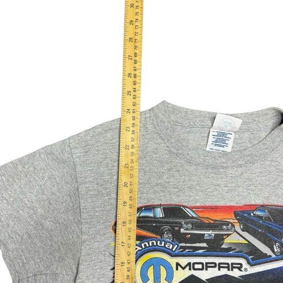 Mopar Thunder Bristol 2008 Men’s S Gray Graphic Print T Shirt Racing Cars - Picture 7 of 7